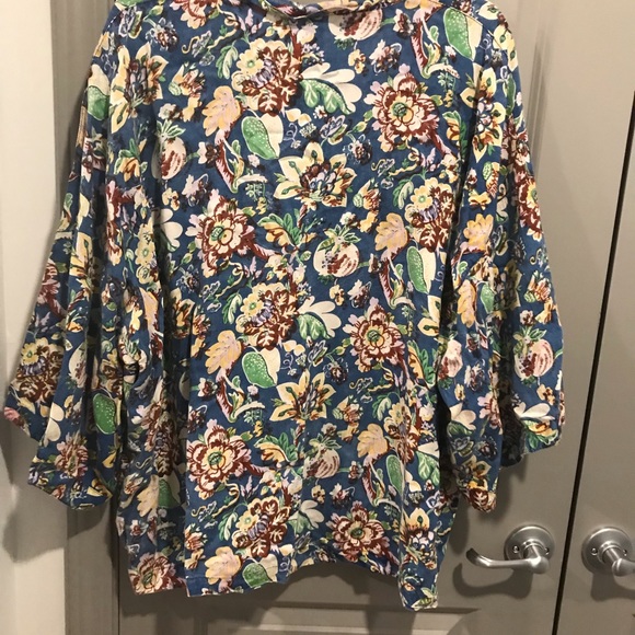 NWT.   L/XL. Sacred Threads Kimono Jacket 218191 BL/RD1 - Picture 3 of 4